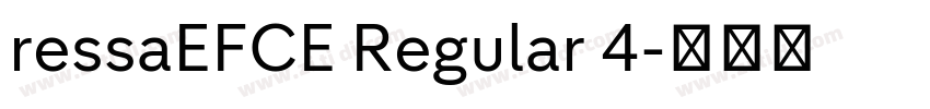 ressaEFCE Regular 4字体转换